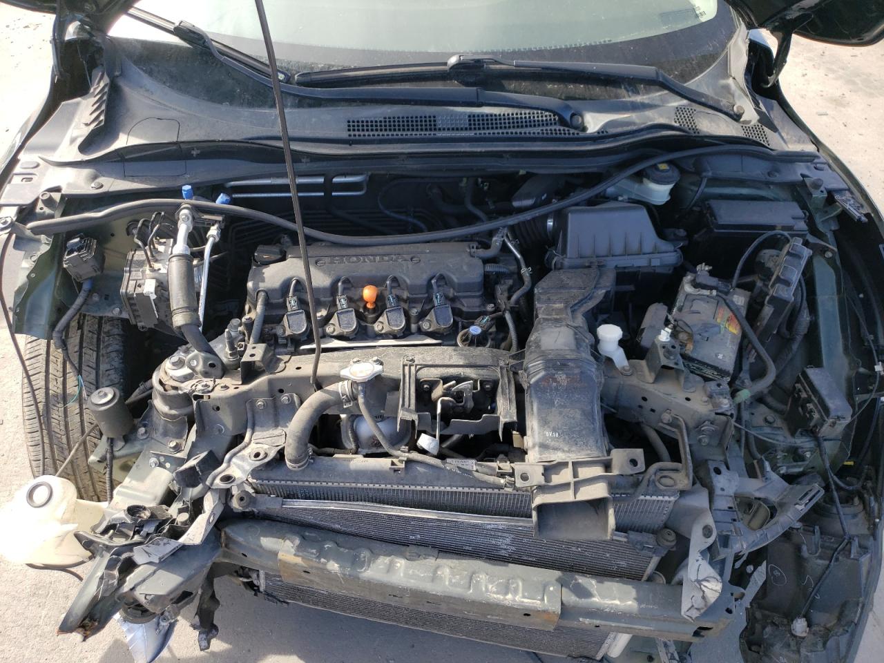 2016 Honda HR-V VIN 3CZRU5H55GM728343 Copart auction photo, front end / hail damage thumbnail 14