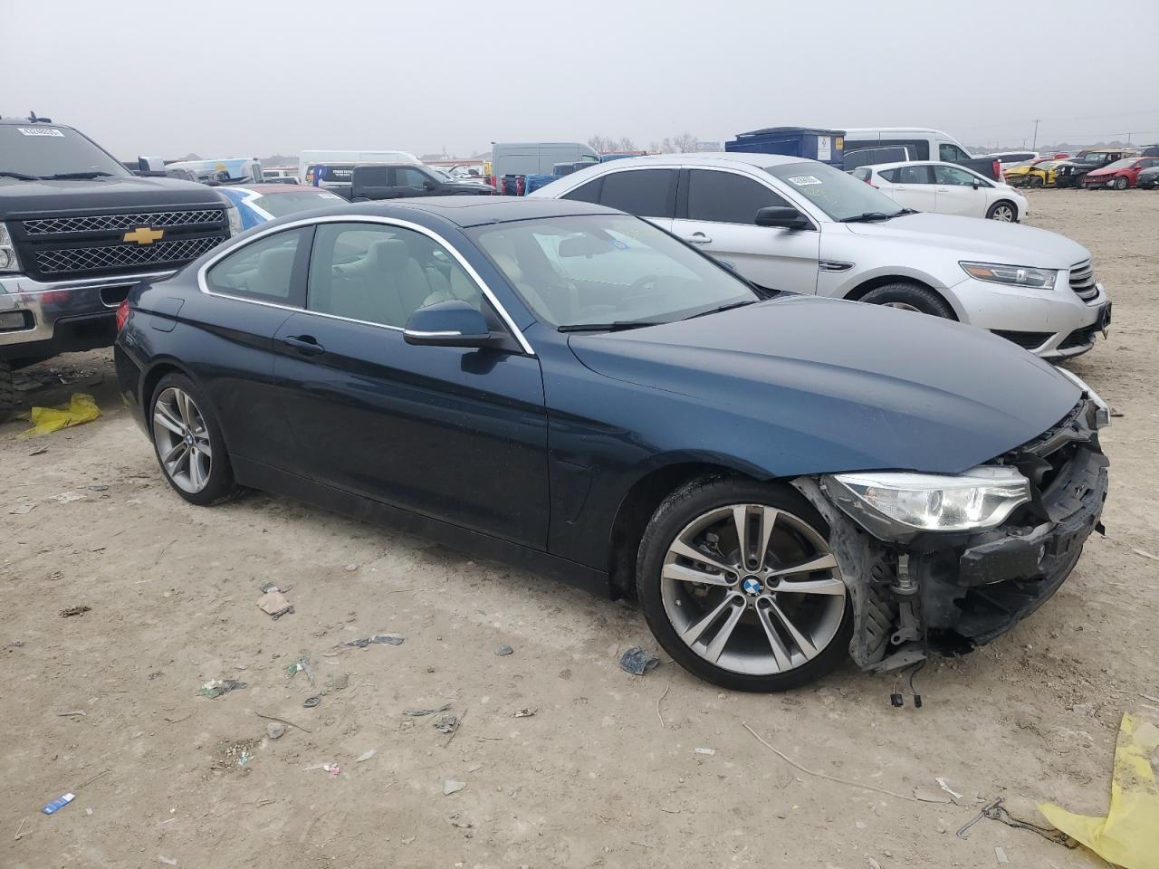 2016 BMW 4er VIN WBA3N7C51GK226171 Copart auction photo, front end damage thumbnail 4