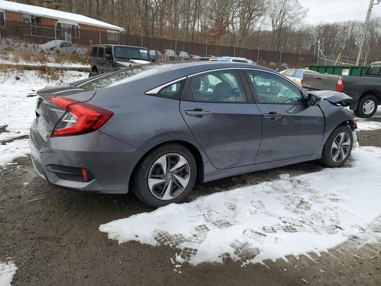 2020 Honda Civic VIN 2HGFC2F60LH590551 Copart auction photo, front end / side damage thumbnail 3