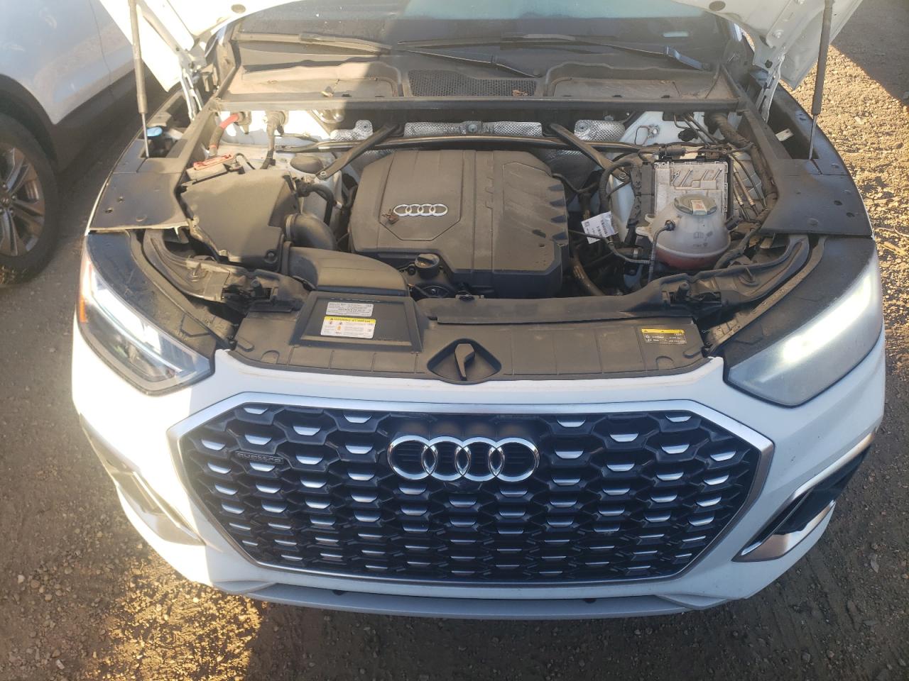 2021 Audi Q5 VIN WA15AAFY1M2077504 Copart auction photo, rear end / side damage thumbnail 11
