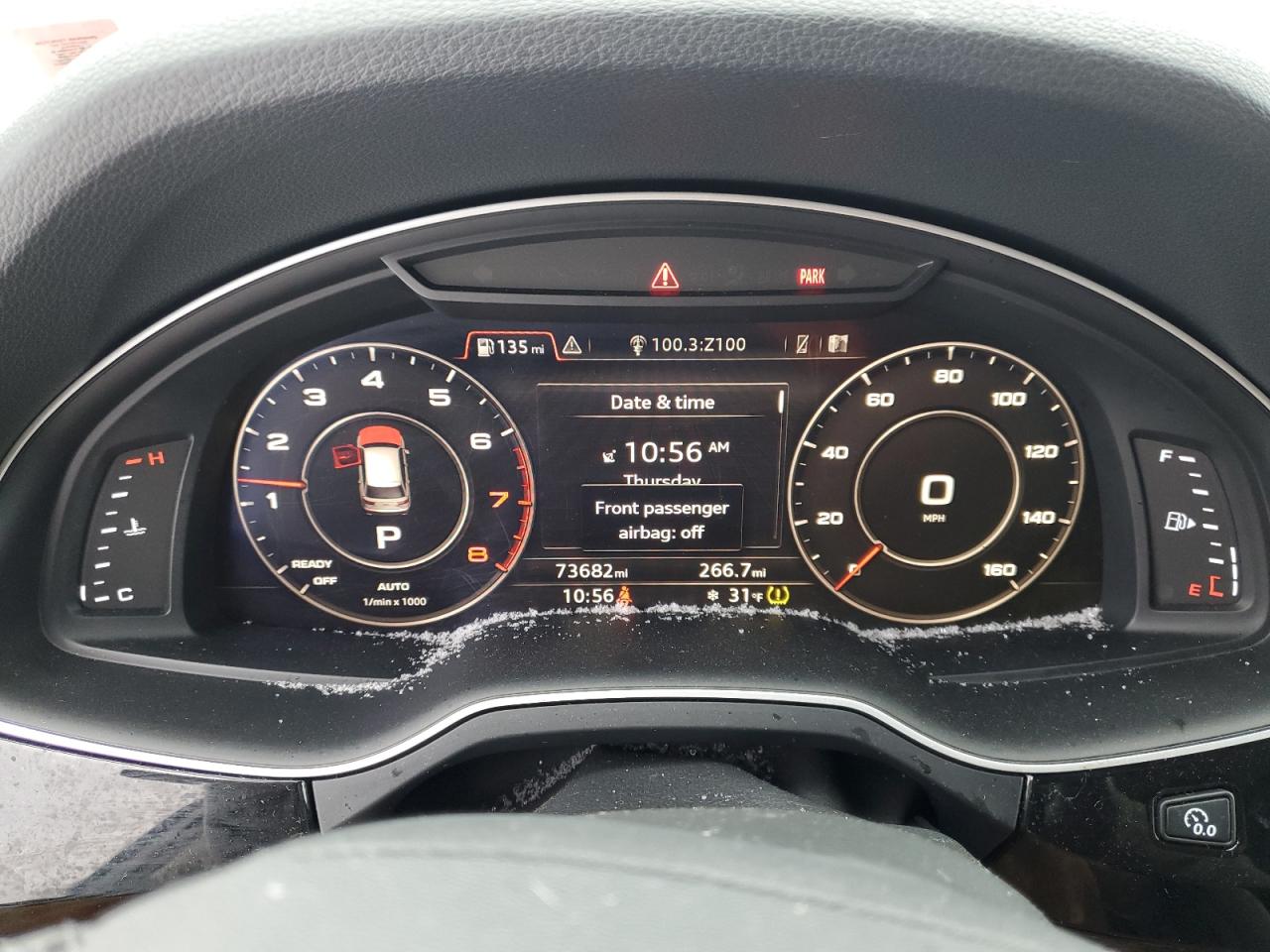 2019 Audi Q7 VIN WA1LAAF75KD048832 Copart auction photo, mechanical / minor dent/scratches damage thumbnail 9