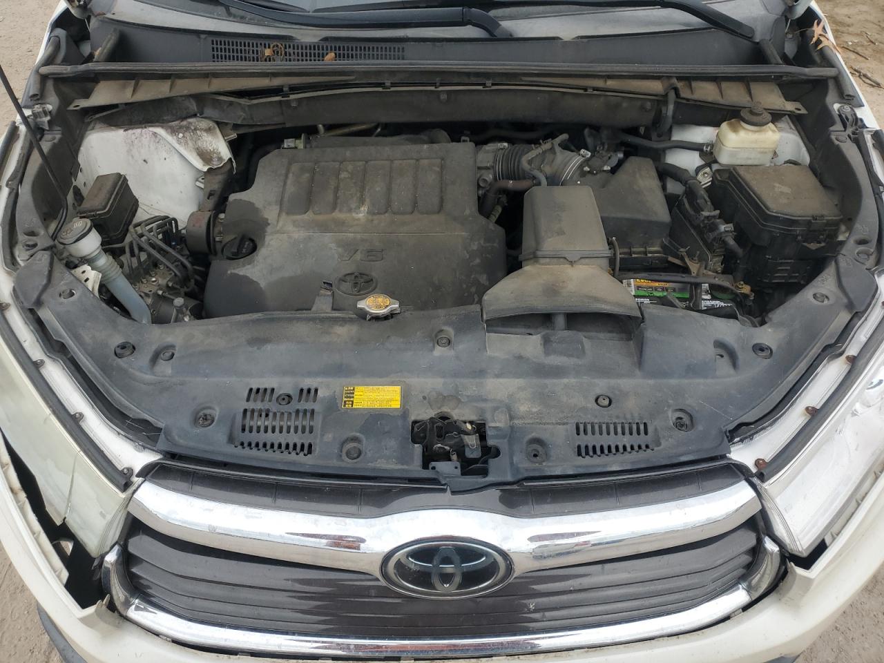 2015 Toyota Highlander VIN 5TDDKRFH4FS188217 Copart auction photo, front end damage thumbnail 13