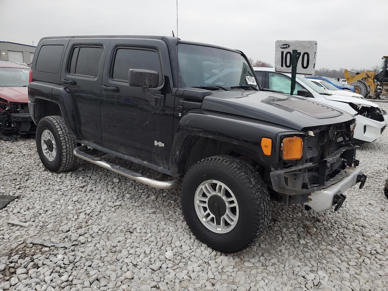 2008 Hummer H3 VIN 5GTEN13E188114275 Copart auction photo, all over damage thumbnail 4