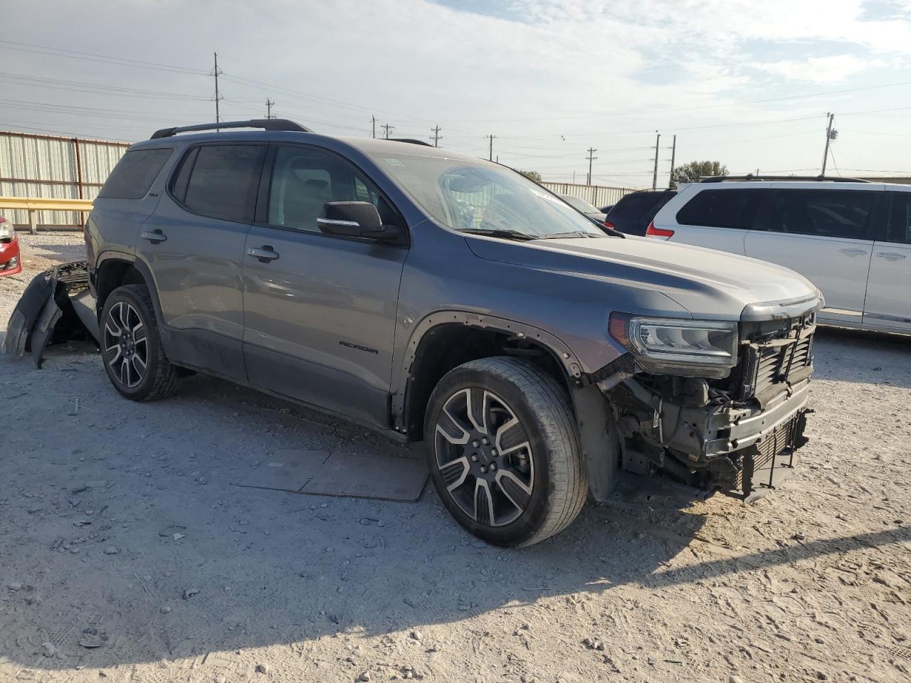 2021 GMC Acadia VIN 1GKKNML45MZ208462 Copart auction photo, front end / rear end damage thumbnail 4
