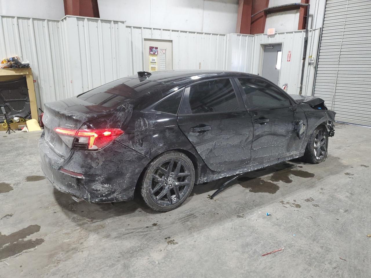 2022 Honda Civic VIN 2HGFE2F59NH599804 Copart auction photo, front end / rear end damage thumbnail 3