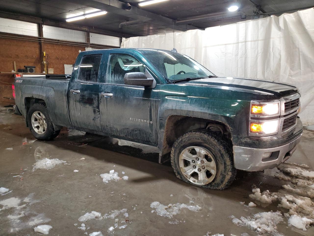 2014 Chevrolet Silverado VIN 1GCVKREC5EZ392662 Copart auction photo, rear end / side damage thumbnail 4