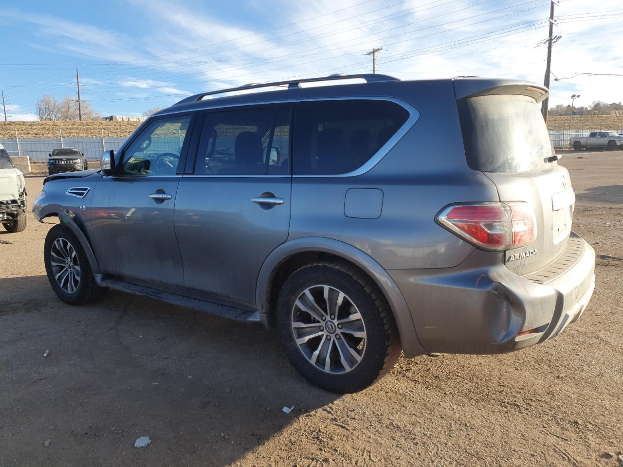 2018 Nissan Armada VIN JN8AY2NC4J9557930 Copart auction photo, front end damage thumbnail 2