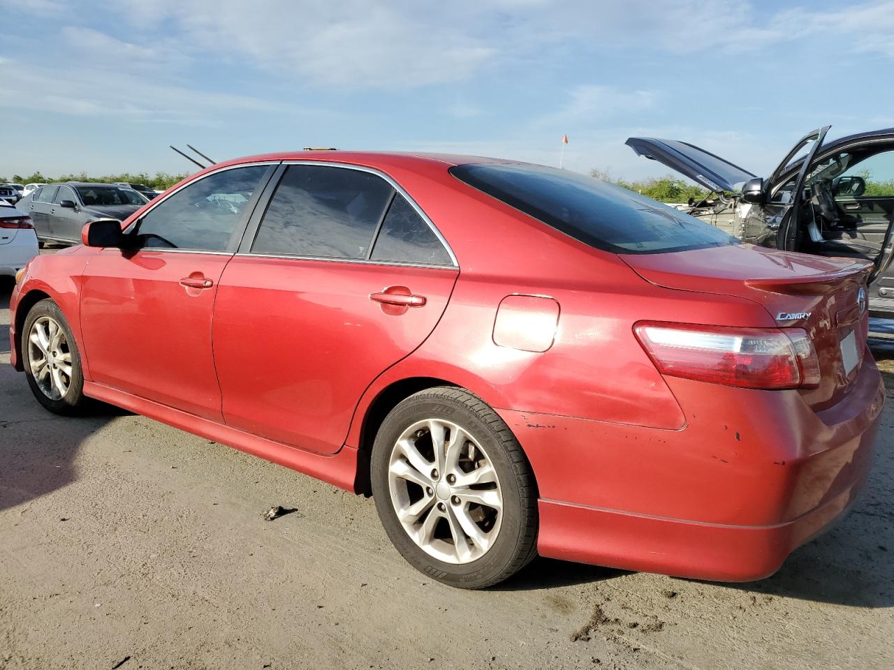 2007 Toyota Camry VIN 4T1BE46K27U052500 Copart auction photo, front end / rear end damage thumbnail 2