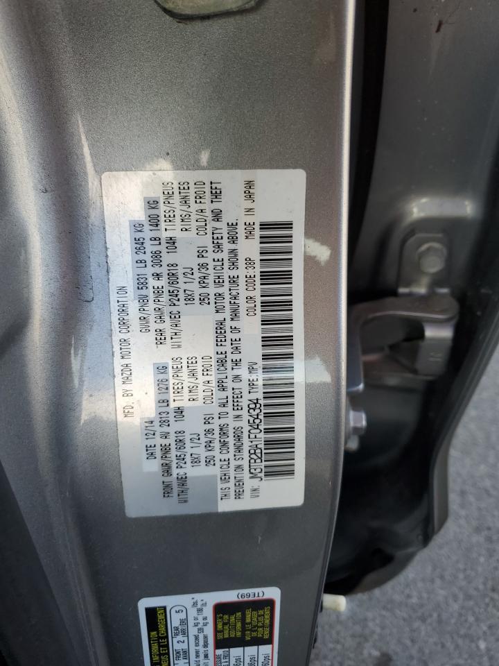 2015 Mazda CX-9 VIN JM3TB2BA1F0454394 Copart auction photo, rear end damage thumbnail 13