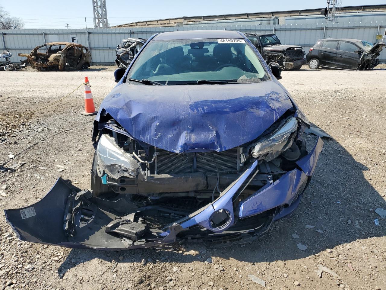 2017 Toyota Corolla VIN 2T1BURHEXHC893796 Copart auction photo, front end / minor dent/scratches damage thumbnail 5