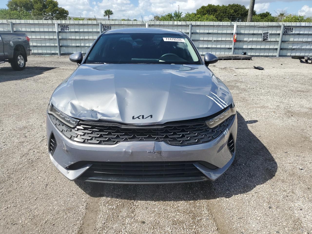 2022 KIA K5 VIN 5XXG24J21NG155064 Copart auction photo, front end damage thumbnail 5