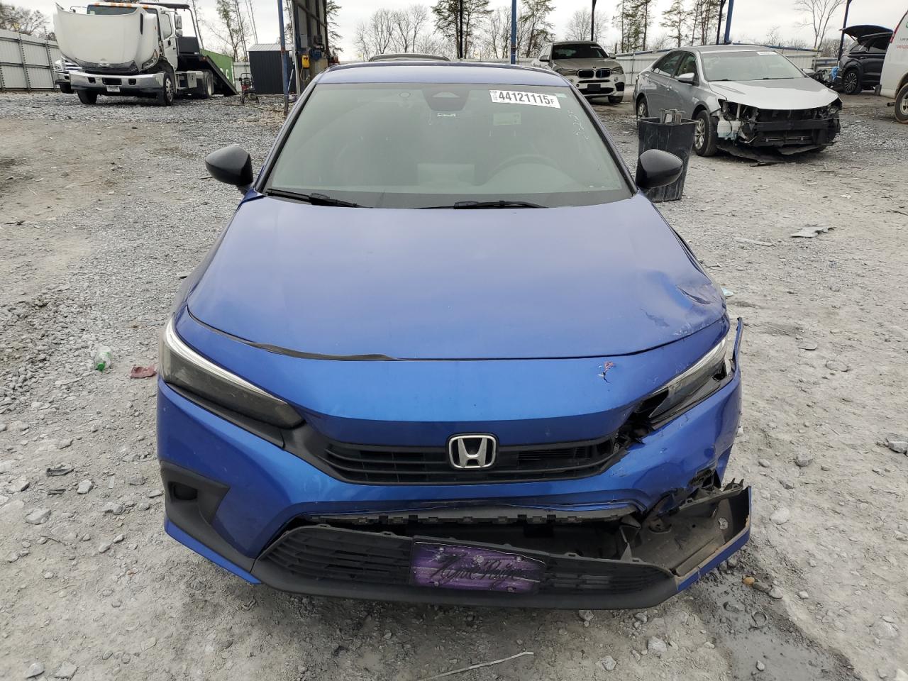 2022 Honda Civic VIN 2HGFE2F55NH589433 Copart auction photo, front end damage thumbnail 5