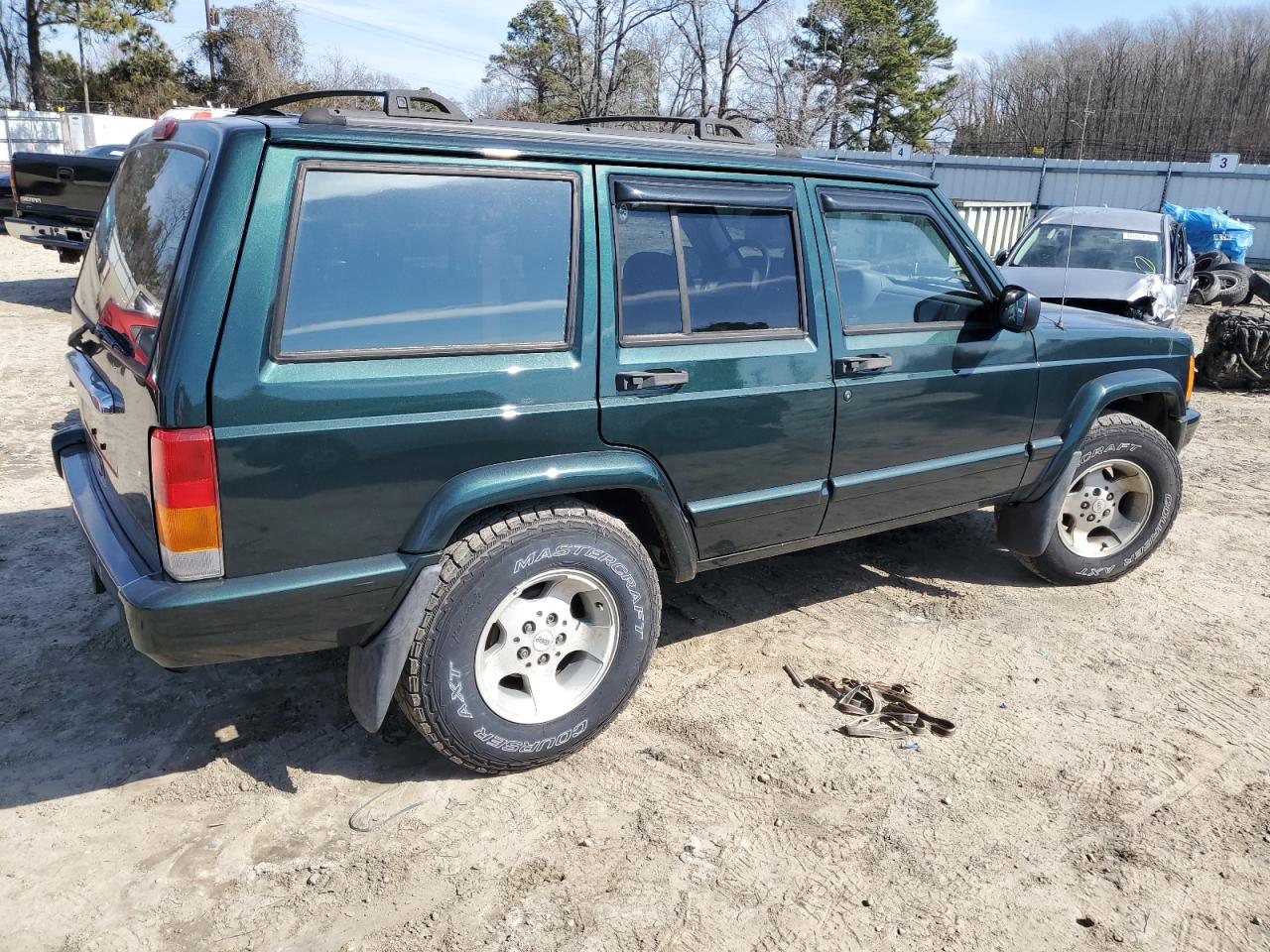 2000 Jeep Grand Cherokee VIN 1J4FF68SXYL135220 Copart auction photo, front end / minor dent/scratches damage thumbnail 3