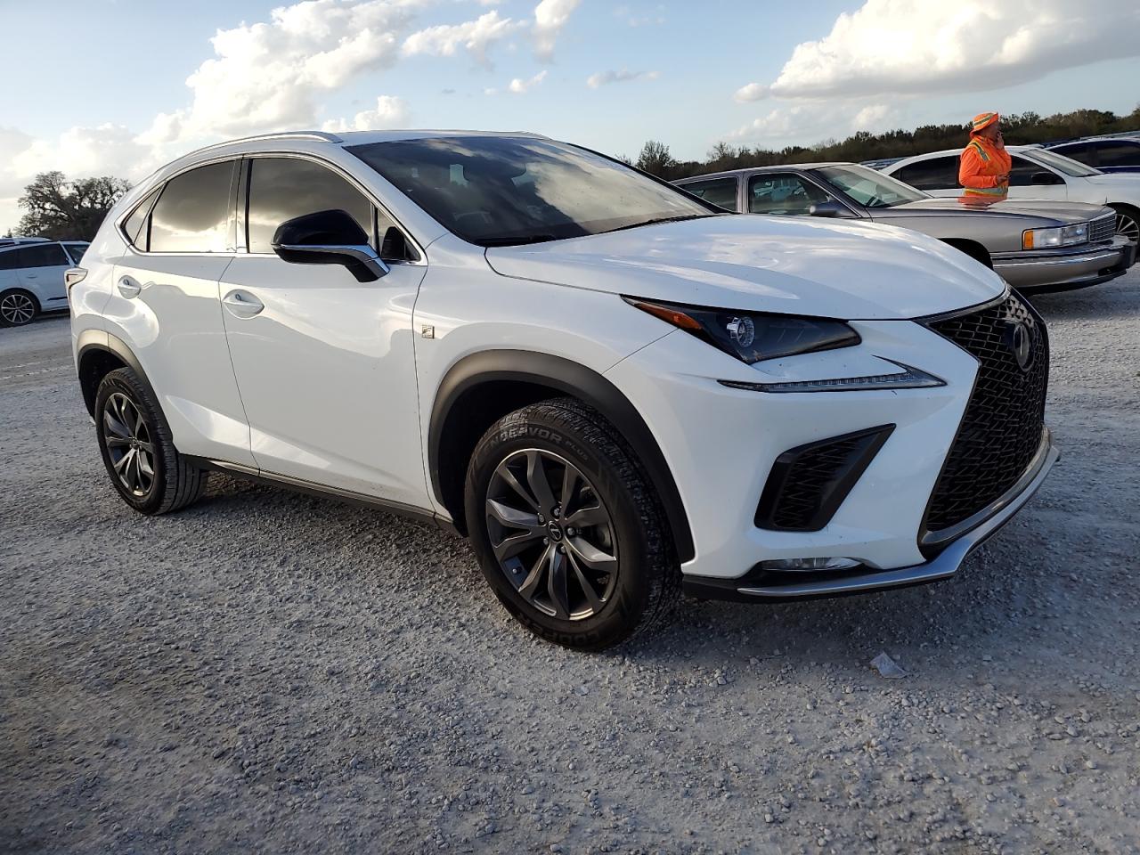 2021 Lexus NX VIN JTJSARBZ5M2200904 Copart auction photo, water/flood damage thumbnail 4