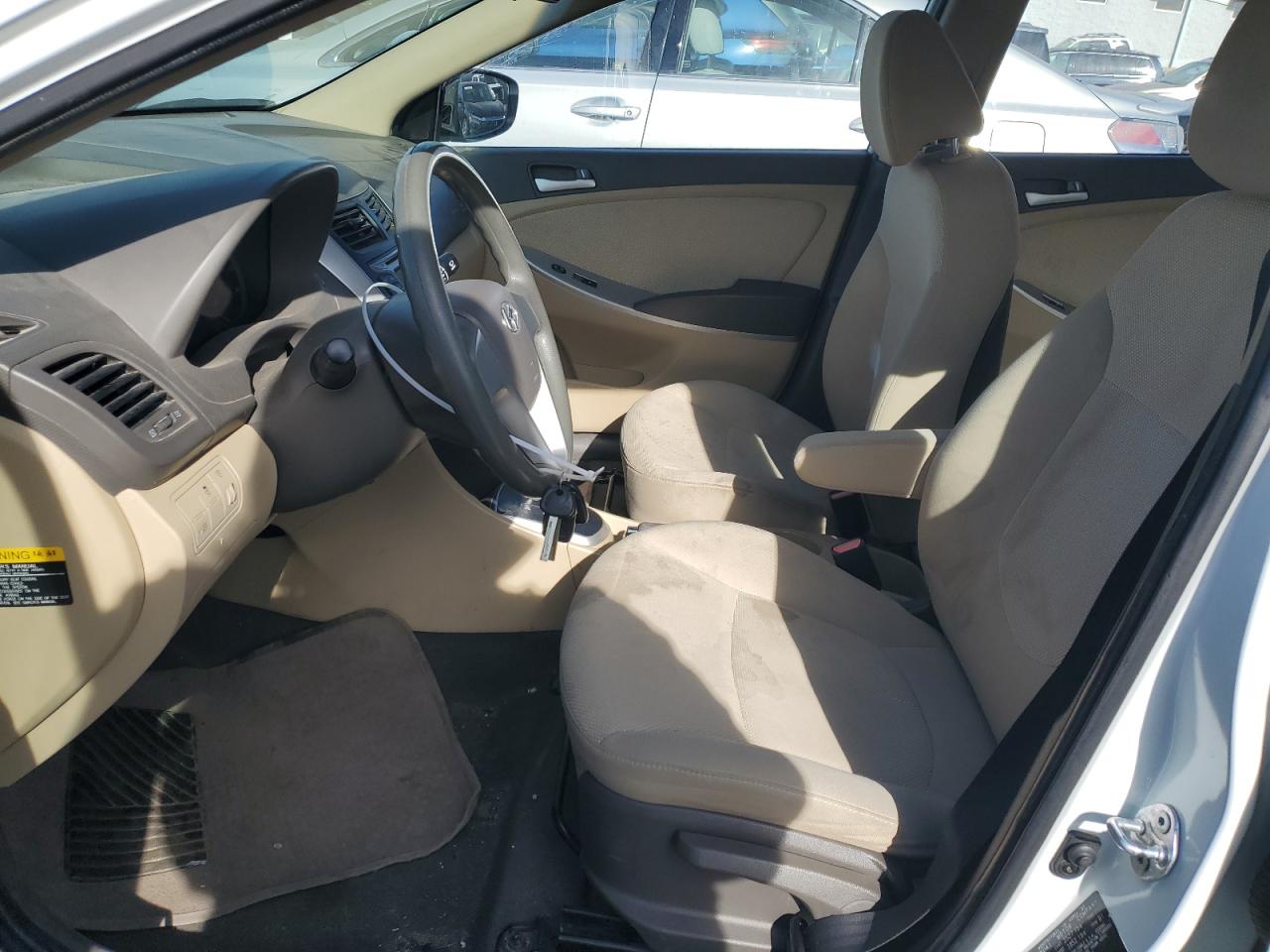 2013 Hyundai Accent VIN KMHCT4AE4DU522145 Copart auction photo, rear end damage thumbnail 7