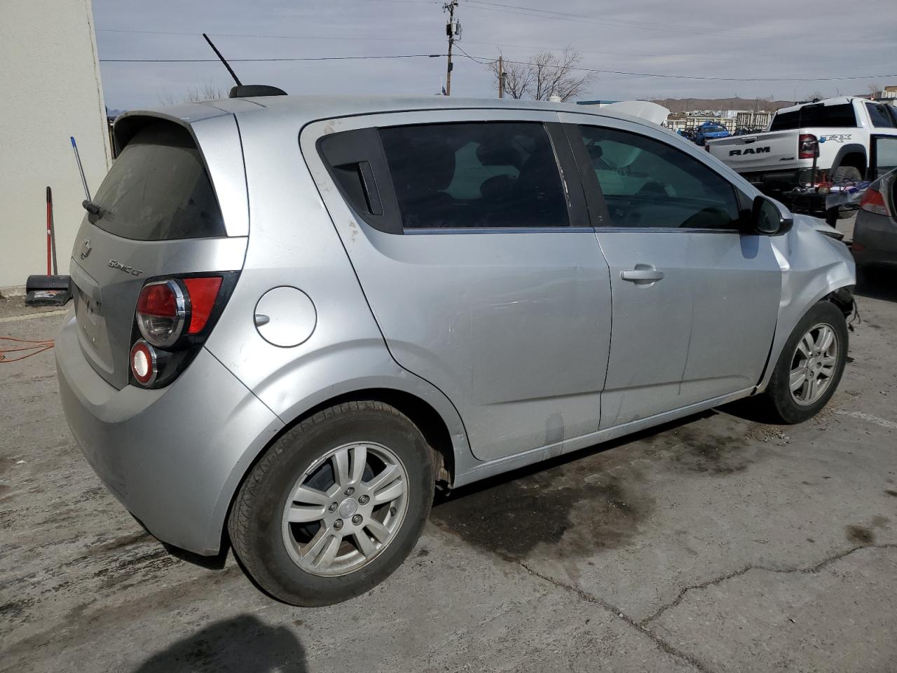 2015 Chevrolet Sonic VIN 1G1JC6SH7F4117909 Copart auction photo, front end damage thumbnail 3