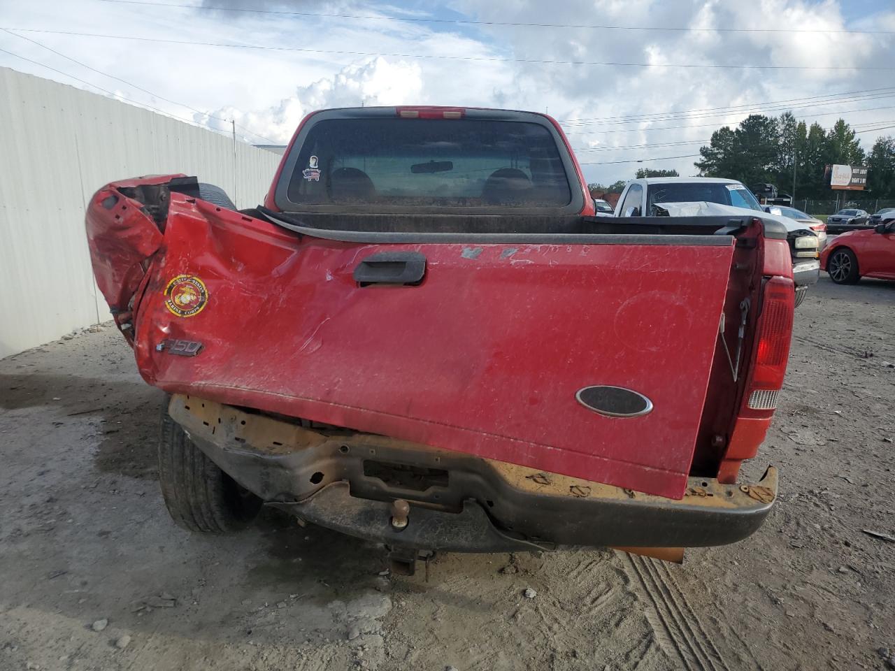 2002 Ford F-150 VIN 1FTRF17292NA85929 Copart auction photo, rear end damage thumbnail 6