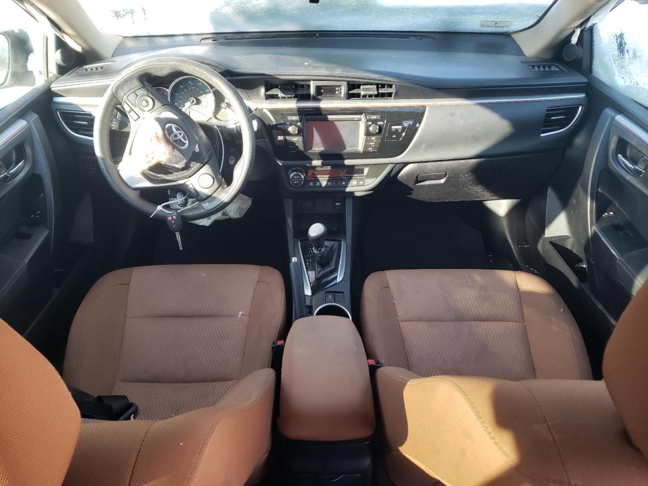 2015 Toyota Corolla VIN 2T1BPRHE3FC361939 Copart auction photo, front end / undercarriage damage thumbnail 8