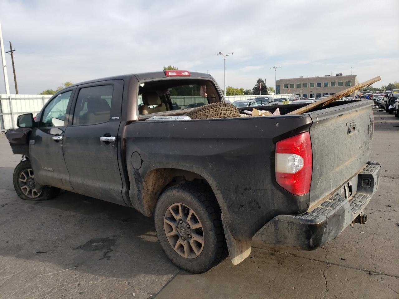 2019 Toyota Tundra VIN 5TFHY5F17KX857306 Copart auction photo, front end / side damage thumbnail 2