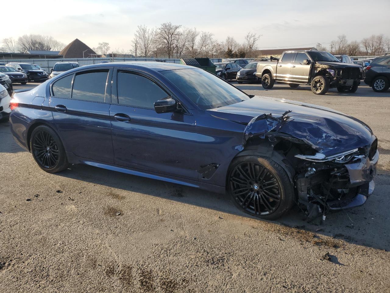 2020 BMW M5 VIN WBAJS7C06LBN95994 Copart auction photo, front end damage thumbnail 4