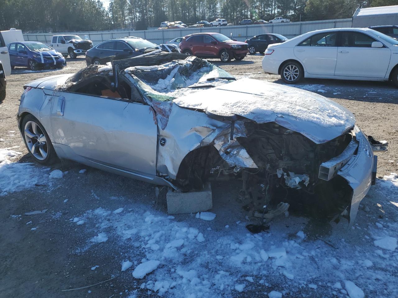 2006 Nissan 350Z VIN JN1AZ36A76M454522 Copart auction photo, all over / undercarriage damage thumbnail 4