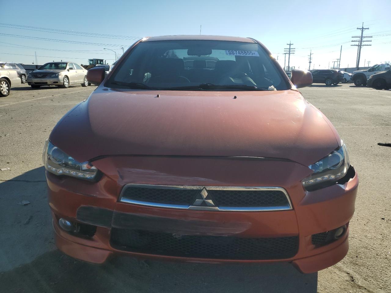 2009 Mitsubishi Lancer VIN JA3AU86W29U021360 Copart auction photo, rear end / front end damage thumbnail 5