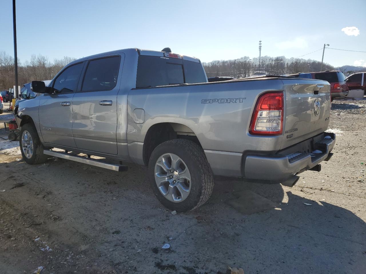 2021 RAM 1500 VIN 1C6SRFFTXMN505367 Copart auction photo, front end damage thumbnail 2