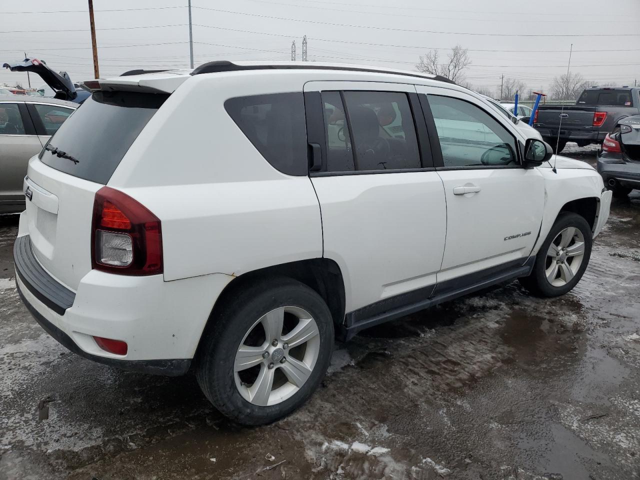 2014 Jeep Compass VIN 1C4NJDBBXED510879 Copart auction photo, front end damage thumbnail 3