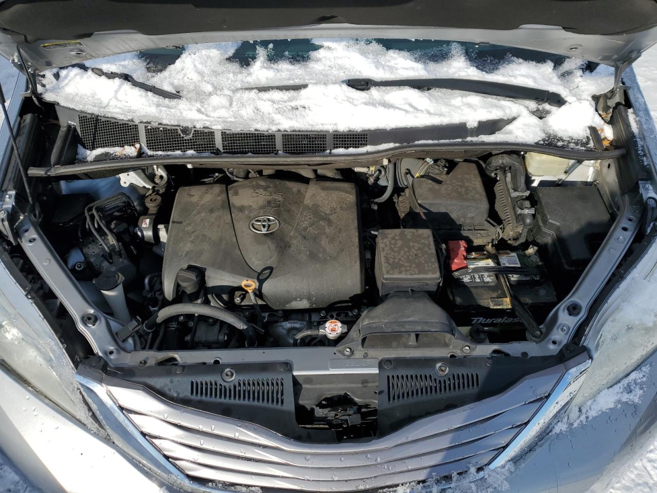 2017 Toyota Sienna VIN 5TDYZ3DC2HS815226 Copart auction photo, front end / side damage thumbnail 12