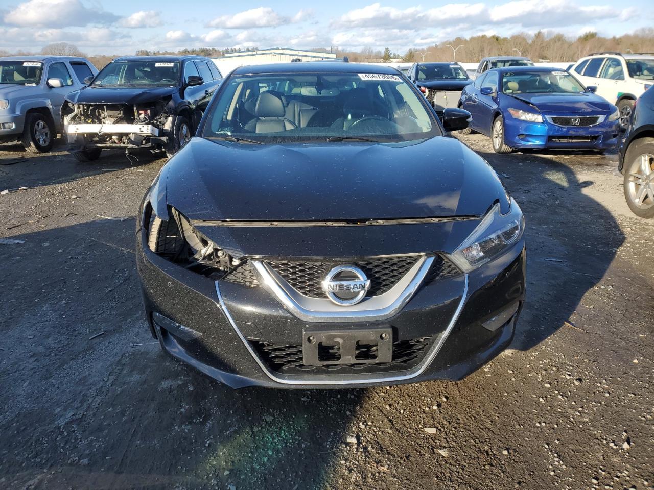 2017 Nissan Maxima VIN 1N4AA6AP9HC421439 Copart auction photo, side / front end damage thumbnail 5