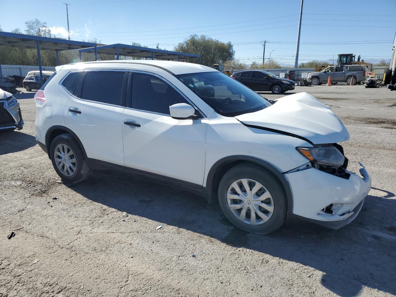 2016 Nissan Rogue VIN JN8AT2MT7GW026487 Copart auction photo, front end damage thumbnail 4