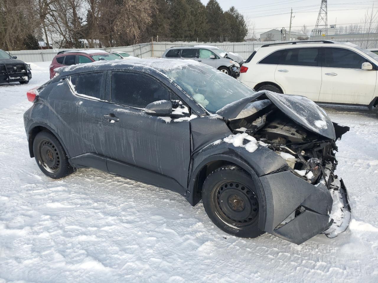 2018 Toyota C-HR VIN NMTKHMBX1JR064032 Copart auction photo, front end damage thumbnail 4
