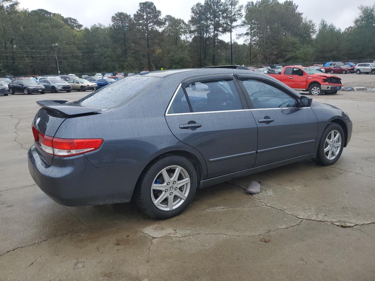 2004 Honda Accord VIN 1HGCM665X4A077516 Copart auction photo, side damage thumbnail 3