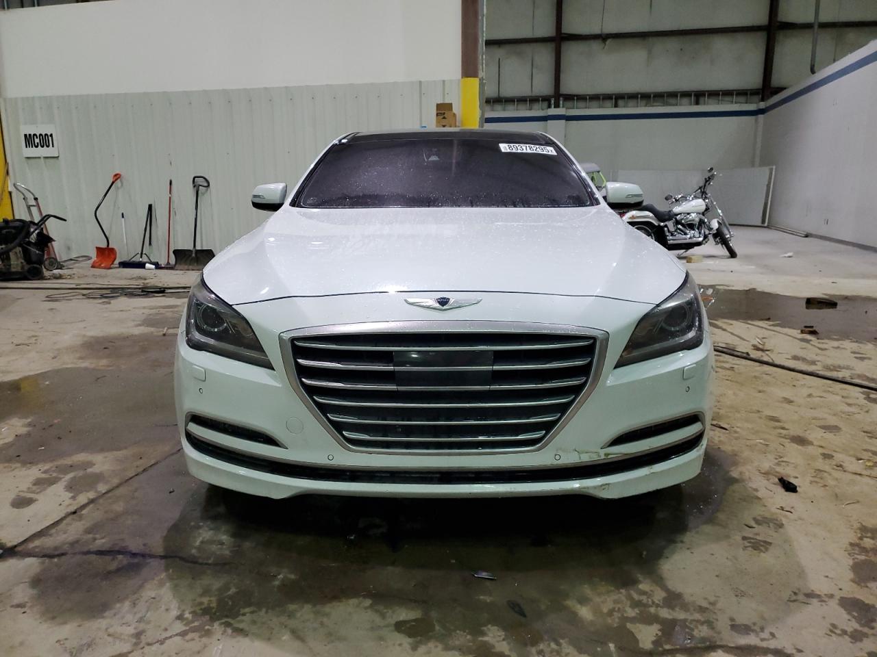 2015 Hyundai Genesis VIN KMHGN4JE5FU097999 Copart auction photo, rear end / side damage thumbnail 5