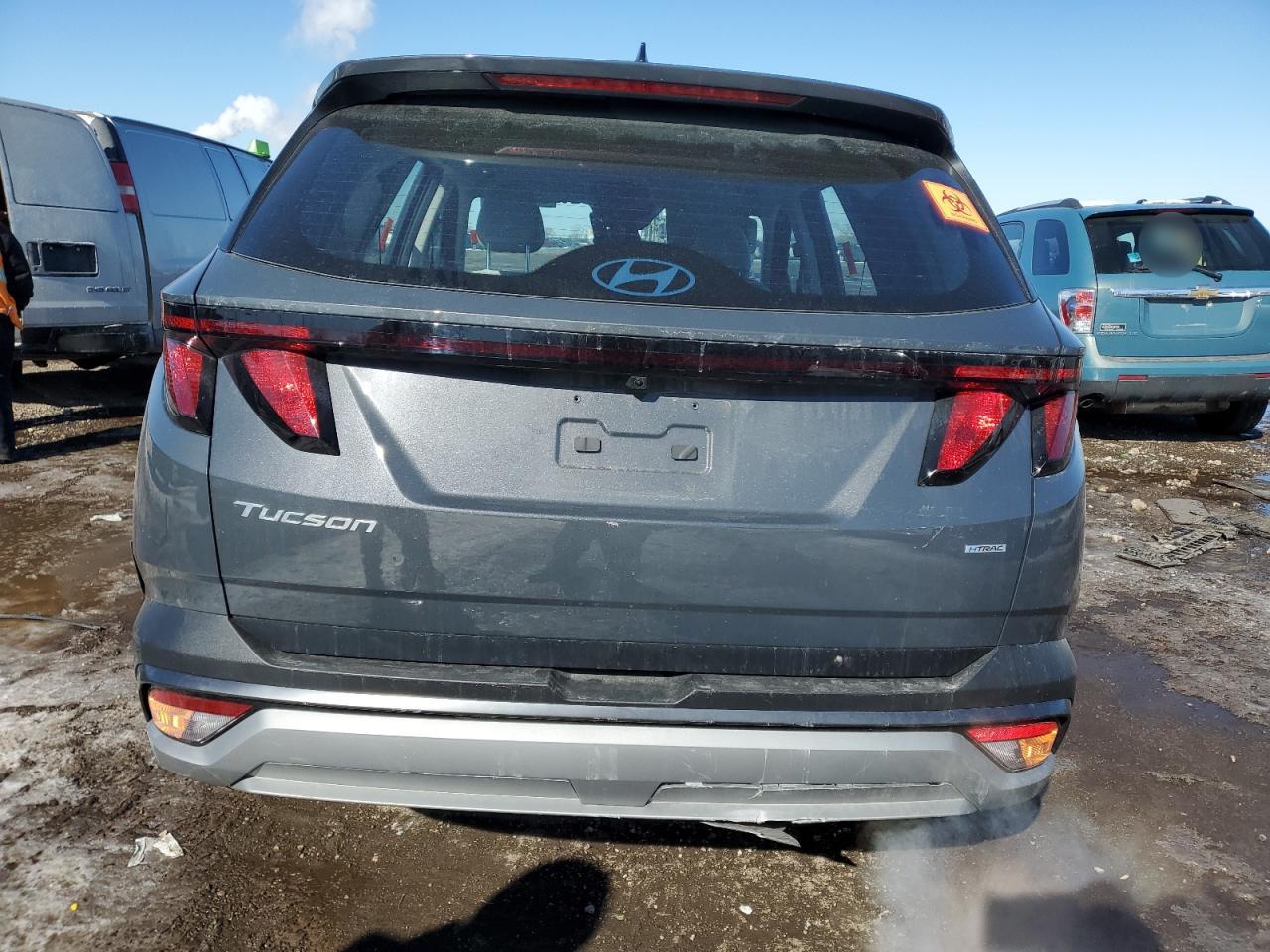 2025 Hyundai Tucson VIN 5NMJACDE7SH462244 Copart auction photo, front end / minor dent/scratches damage thumbnail 6