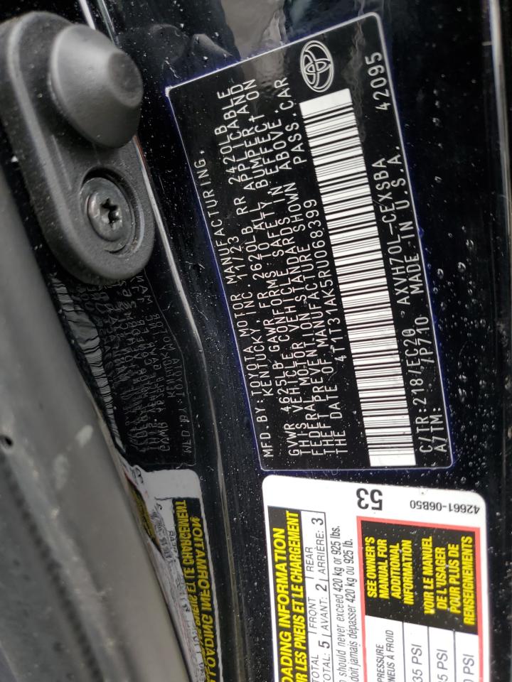2024 Toyota Camry VIN 4T1T31AK5RU068399 Copart auction photo, front end damage thumbnail 13