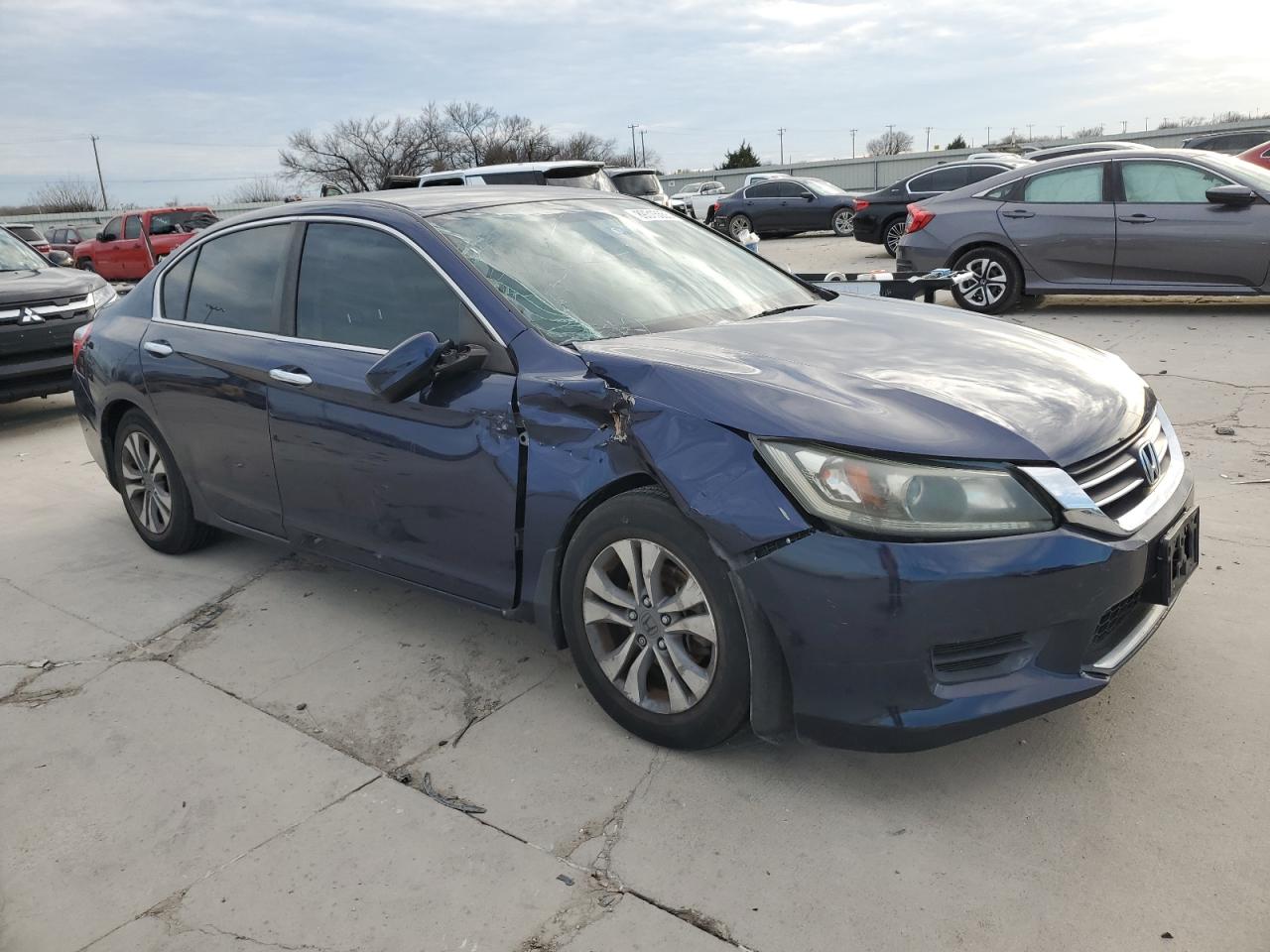 2014 Honda Accord VIN 1HGCR2F31EA300813 Copart auction photo, front end / side damage thumbnail 4