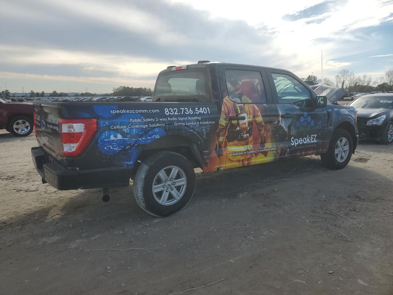 2021 Ford F-150 VIN 1FTEW1CP1MFB26972 Copart auction photo, front end / minor dent/scratches damage thumbnail 3