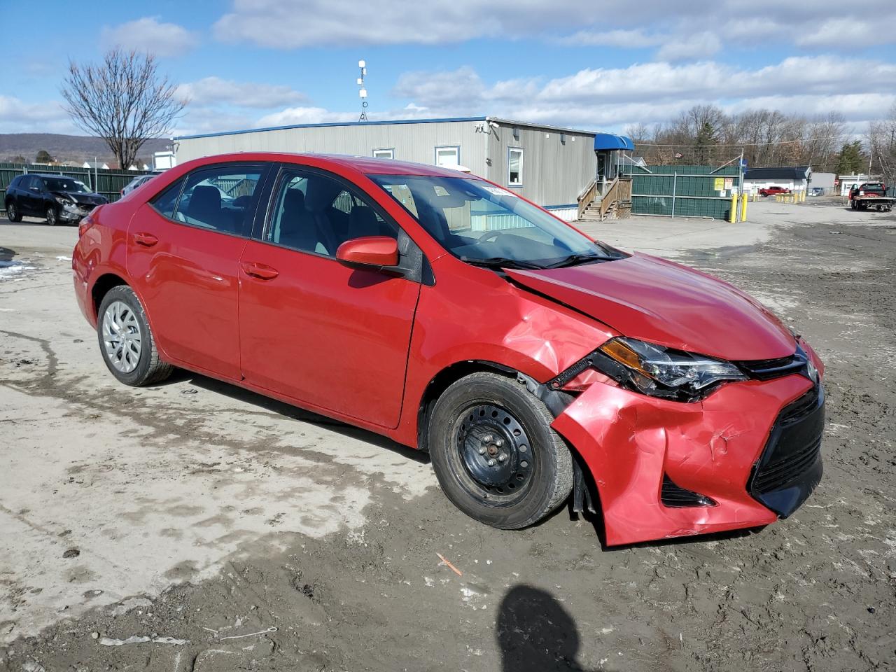 2017 Toyota Corolla VIN 2T1BURHE3HC892389 Copart auction photo, front end / side damage thumbnail 4