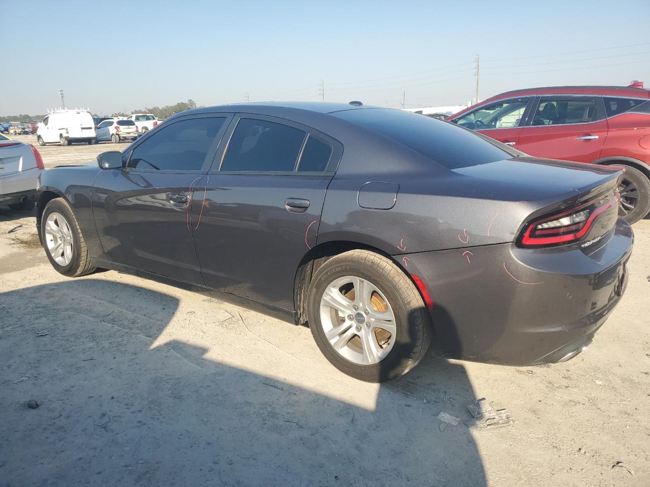 2019 Dodge Charger VIN 2C3CDXBG2KH719838 Copart auction photo, front end damage thumbnail 2