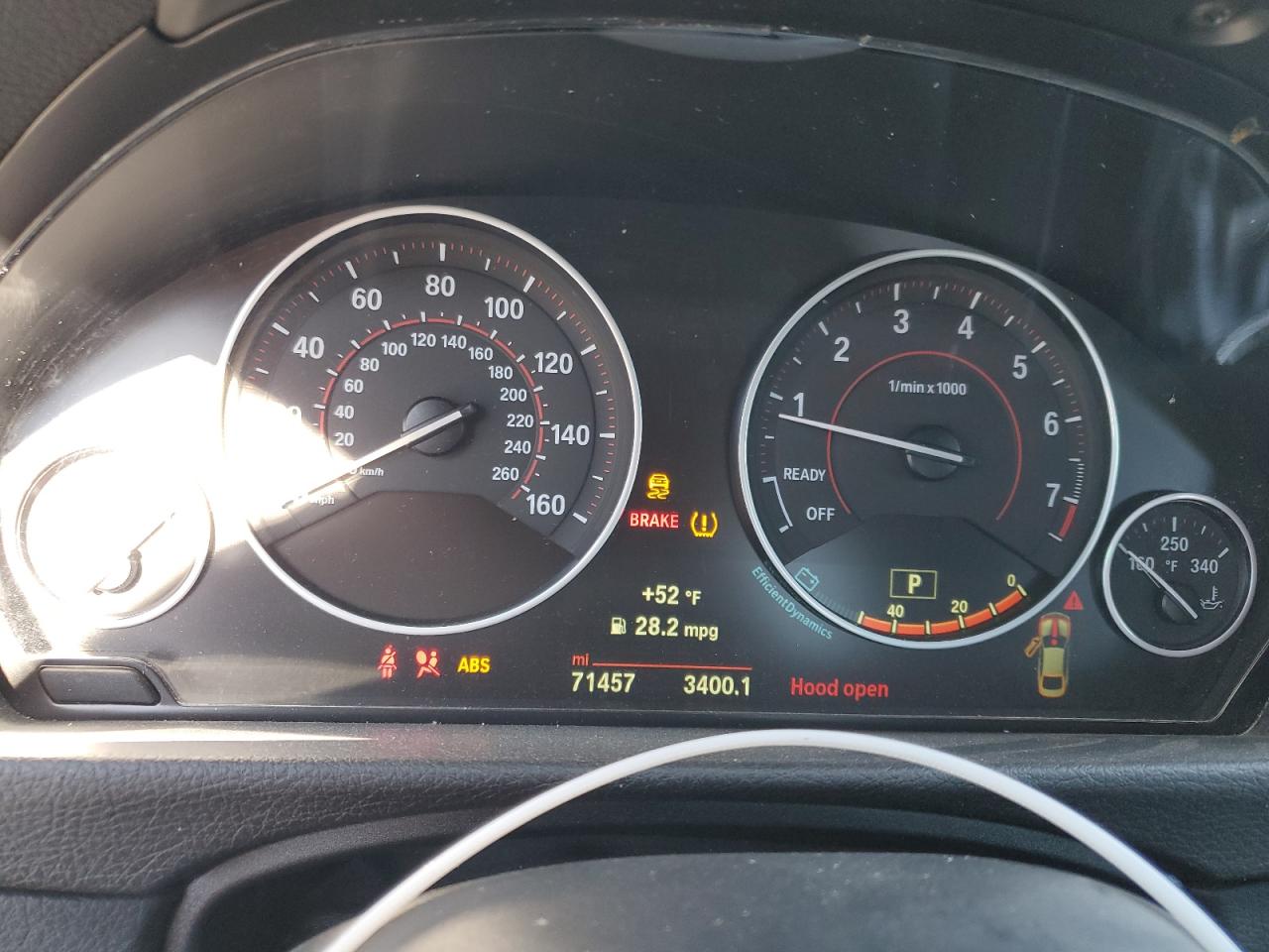2019 BMW 4er VIN WBA4J1C52KBM12288 Copart auction photo, side / front end damage thumbnail 9