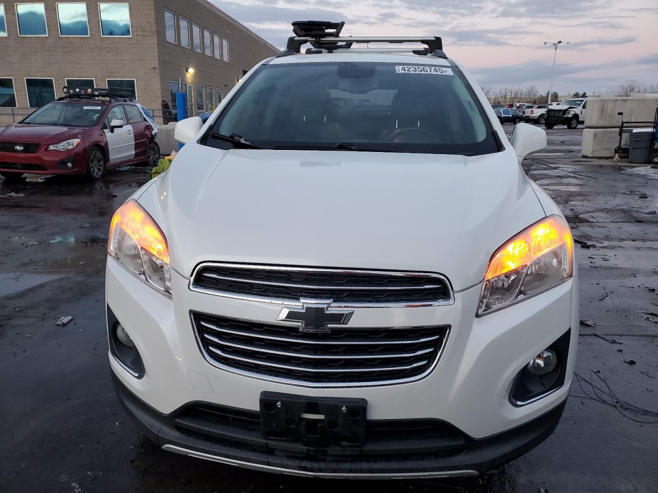 2015 Chevrolet Trax VIN KL7CJTSBXFB094571 Copart auction photo, front end damage thumbnail 5
