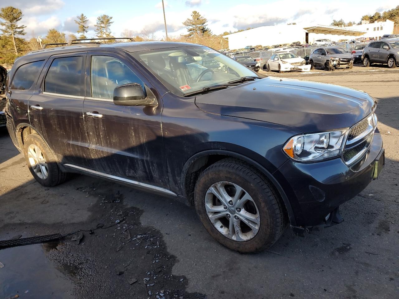 2013 Dodge Durango VIN 1C4RDJDG3DC690307 Copart auction photo, front end / rear end damage thumbnail 4