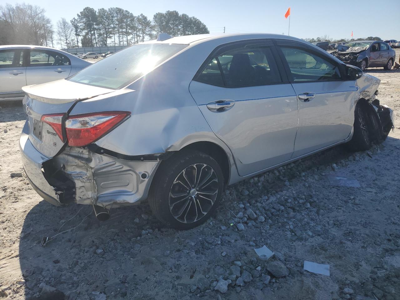 2016 Toyota Corolla VIN 2T1BURHE7GC729114 Copart auction photo, all over damage thumbnail 3