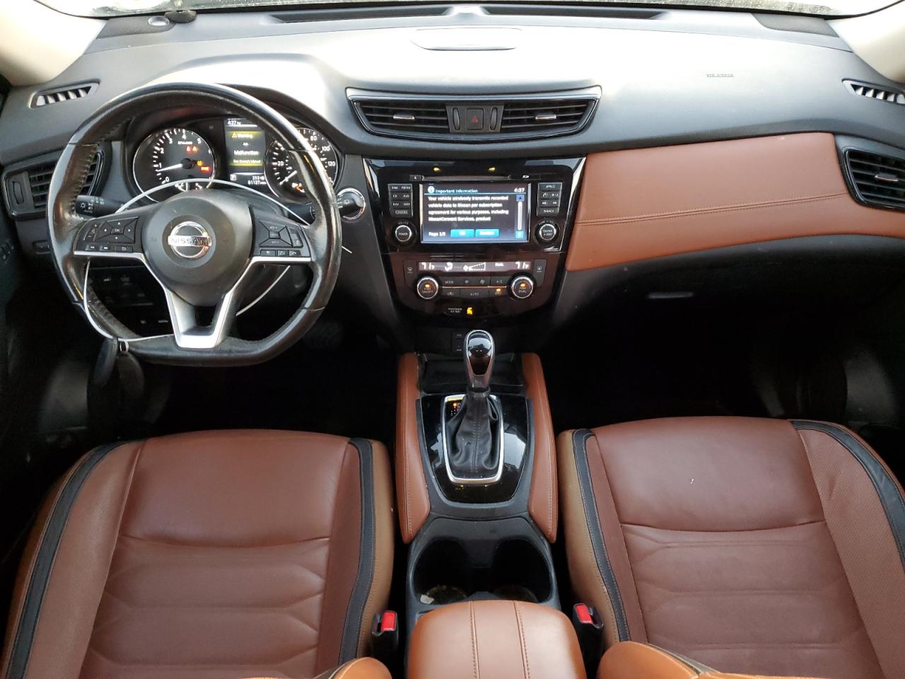 2017 Nissan Rogue VIN JN8AT2MV2HW252567 Copart auction photo, hail damage thumbnail 8