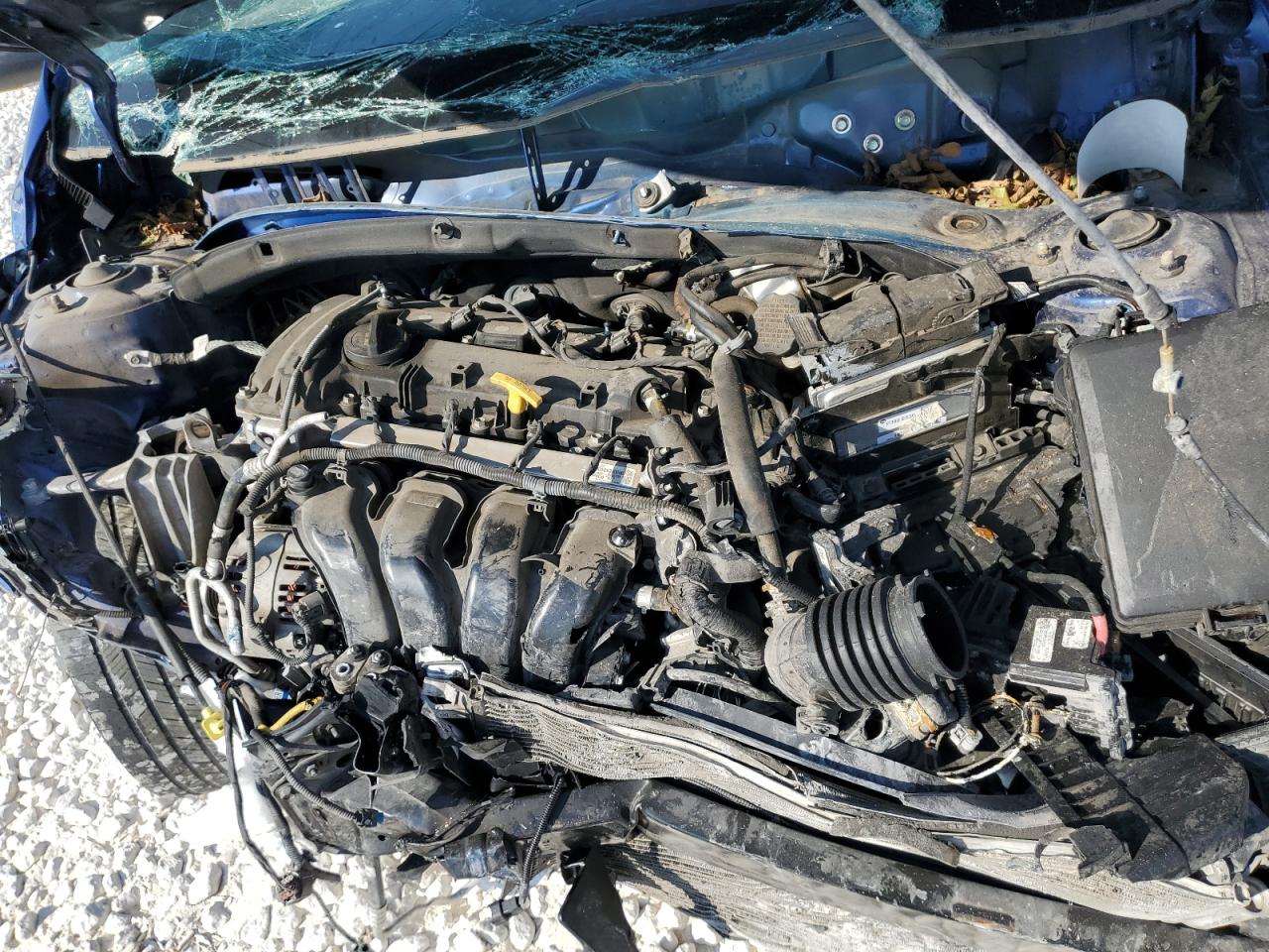 2019 KIA Forte VIN 3KPF24AD1KE091402 Copart auction photo, all over damage thumbnail 11