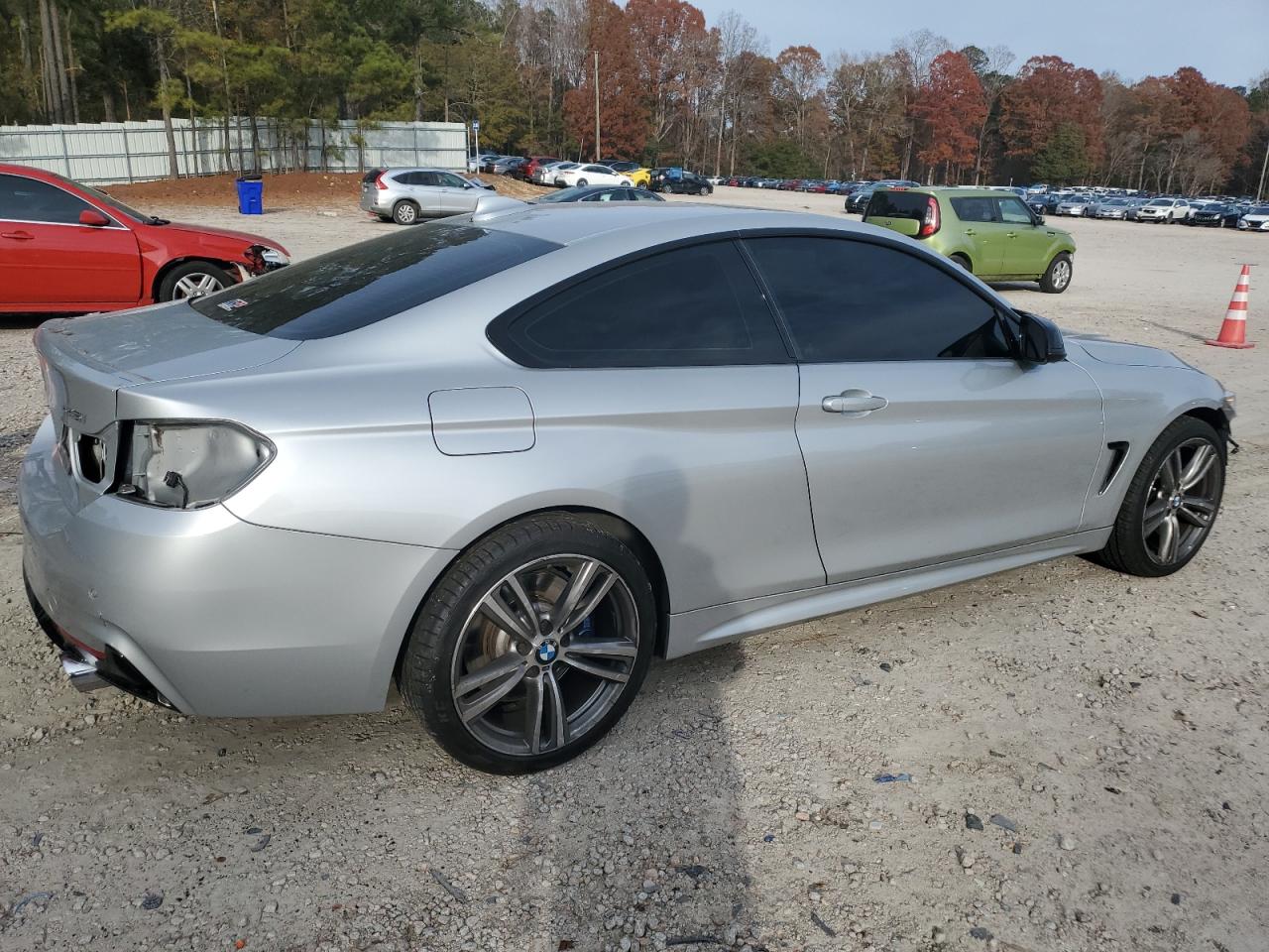 2014 BMW 4er VIN WBA3R5C52EK188679 Copart auction photo, front end / rear end damage thumbnail 3