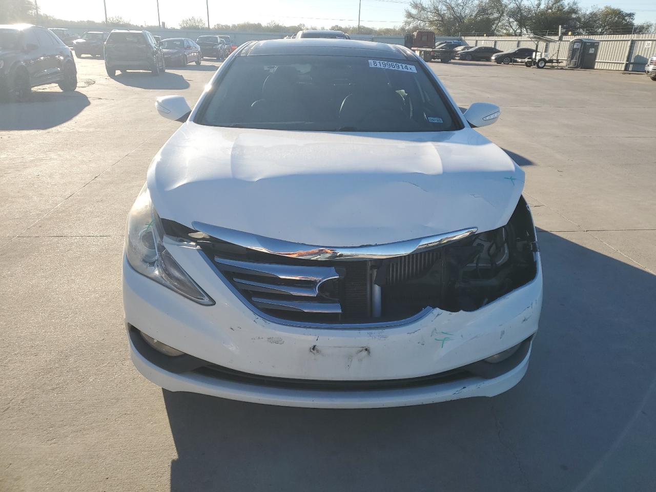 2014 Hyundai Sonata VIN 5NPEC4AB6EH817925 Copart auction photo, front end damage thumbnail 5