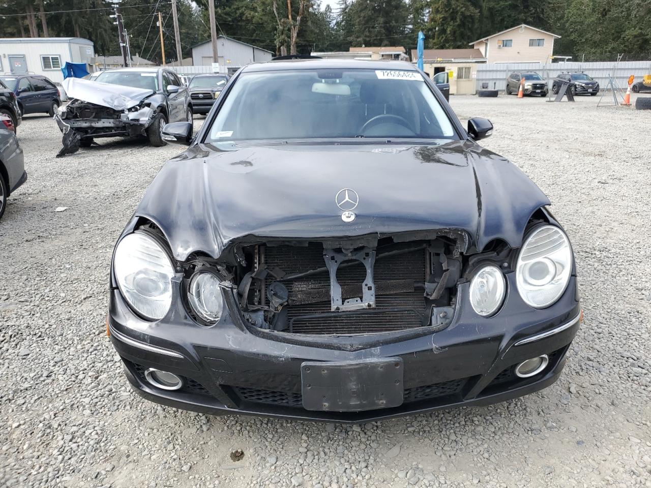 2007 Mercedes-Benz E-klasse VIN WDBUF56X37B018457 Copart auction photo, front end damage thumbnail 5