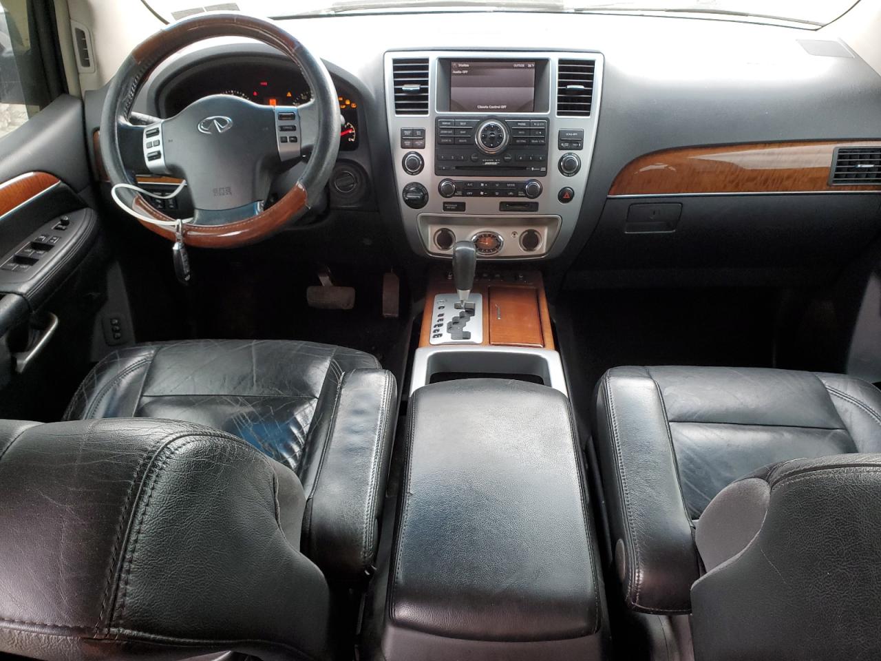 2008 Infiniti QX56 VIN 5N3AA08C88N912330 Copart auction photo, front end / undercarriage damage thumbnail 8